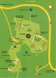 Chichen Itza Map