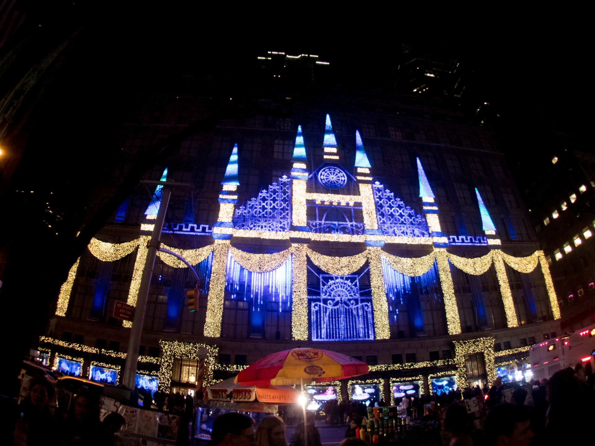 Manhattan does Christmas Big - Saks Display