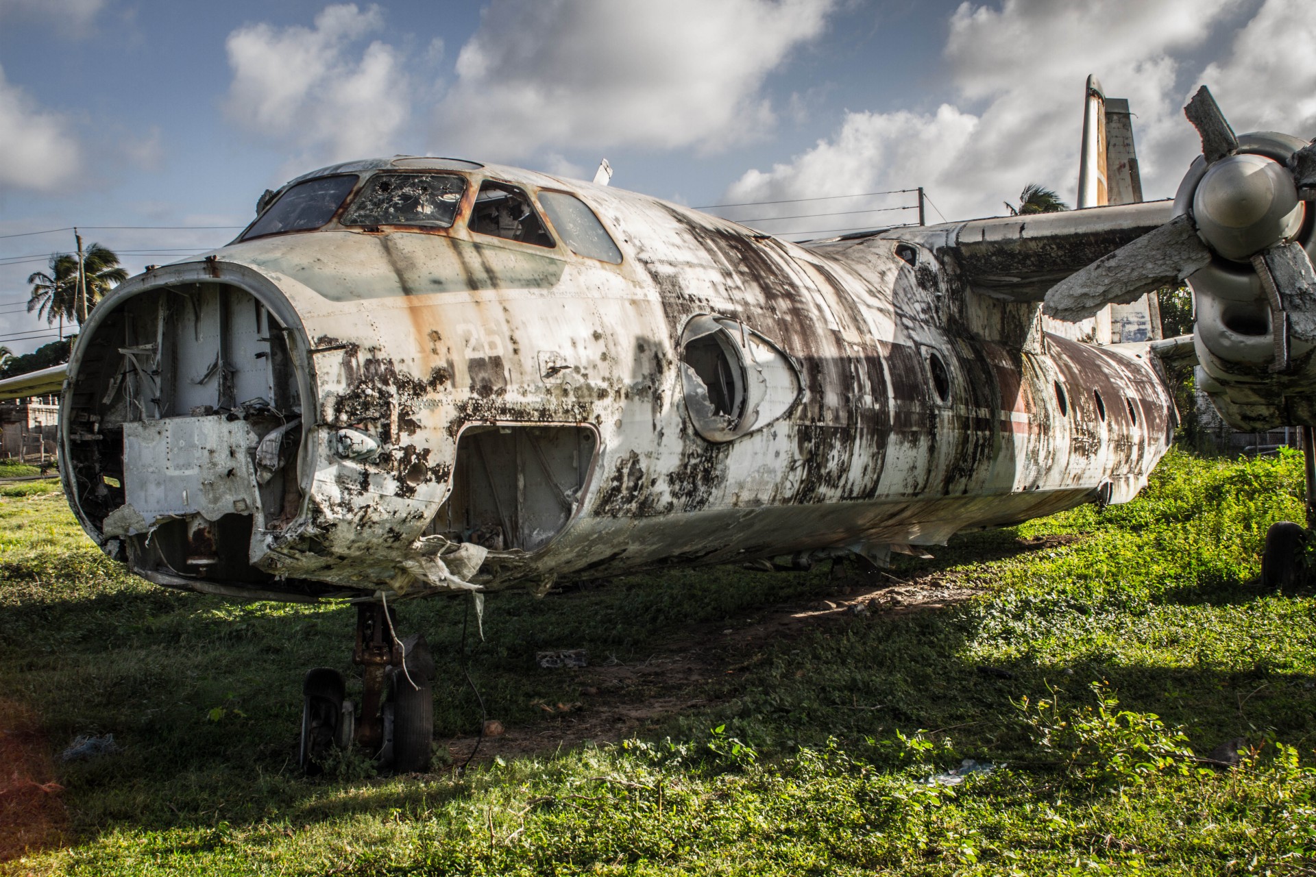 Grenada Tour - Ruined Airplane