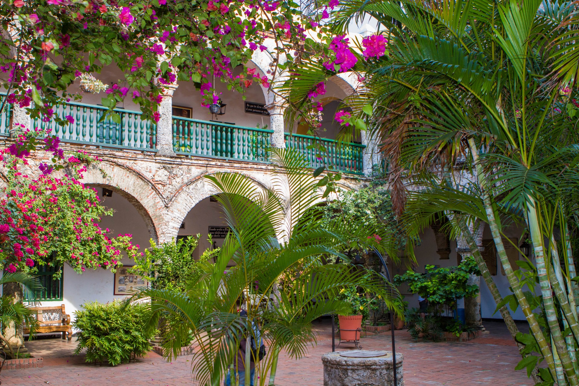 Cartagena - Courtyard at the Convento de la Popa
