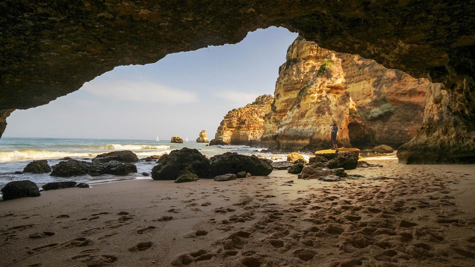 Algarve Beaches: Beach Bums and Sea Caves