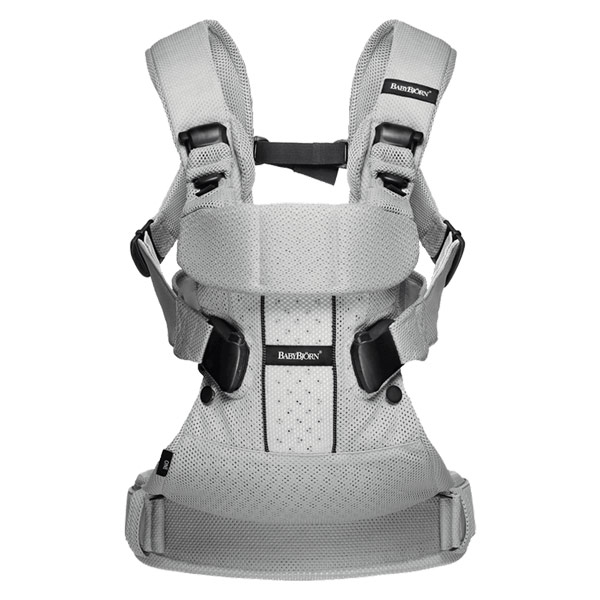 Baby Bjorn Baby Carrier One Air in Silver is our favorite infant carrier