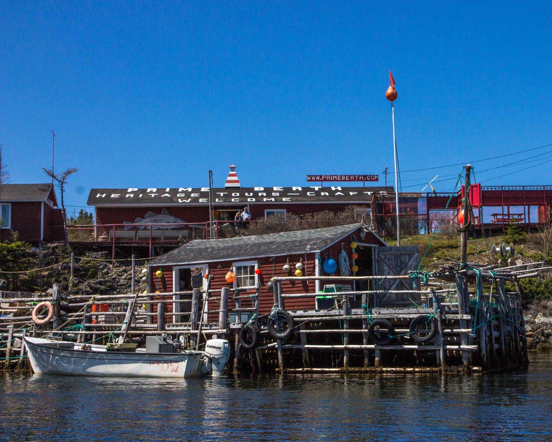 A quaint fishing museum sits on the water in Newfoundland - Icebergs in Twillingate