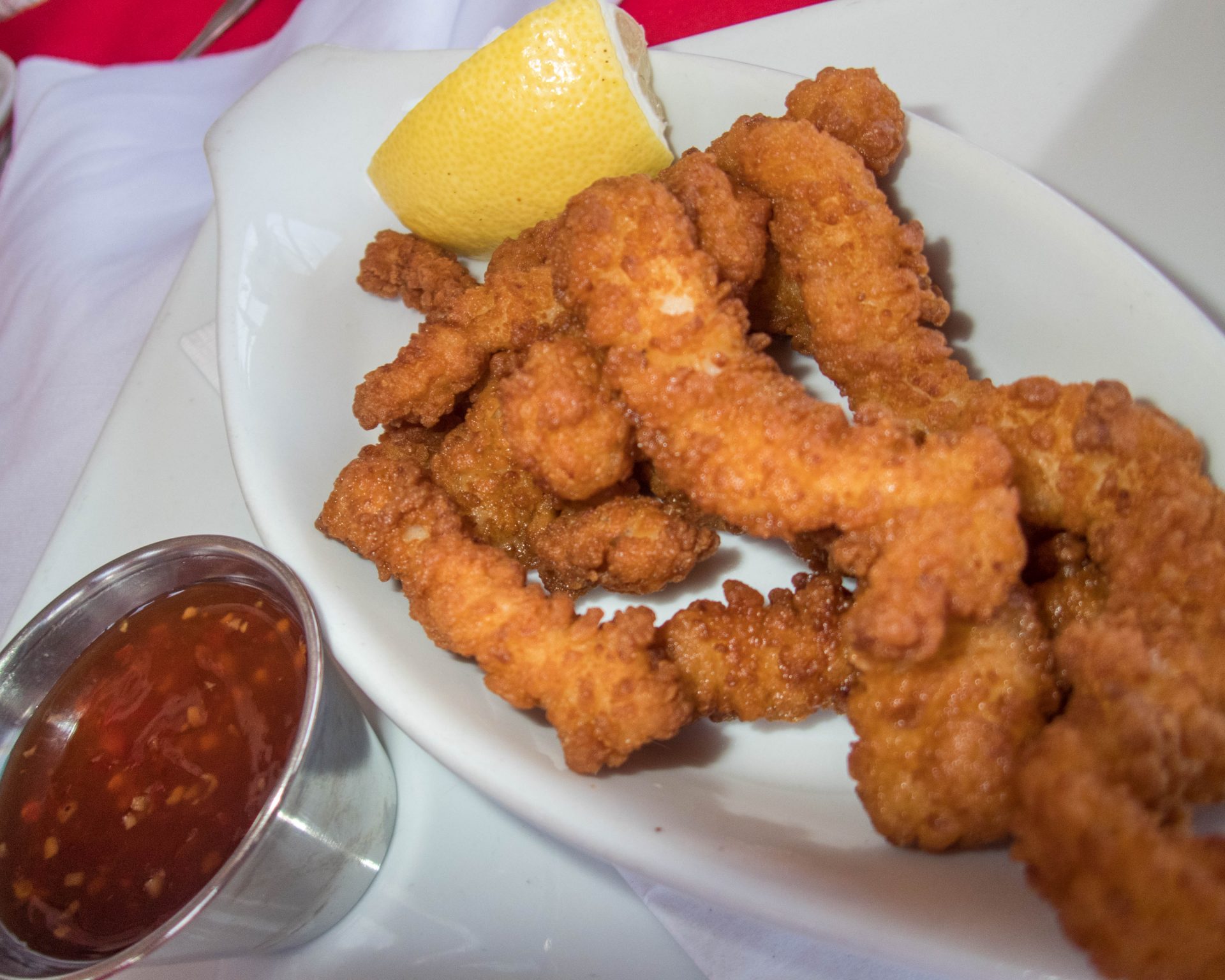 Calamari at Lightkeeper's Seafood Restaurant