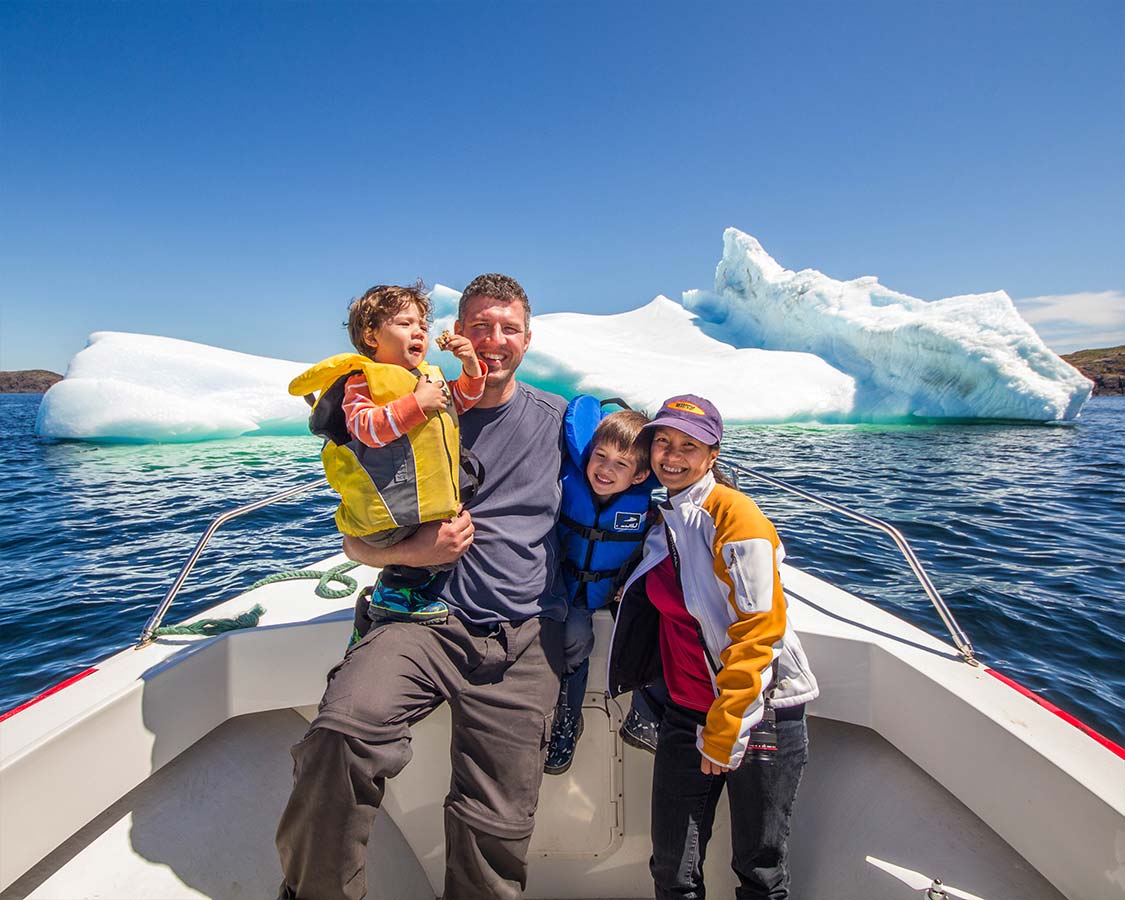 Wandering Wagars on Twillingate Iceberg Tours in Newfoundland