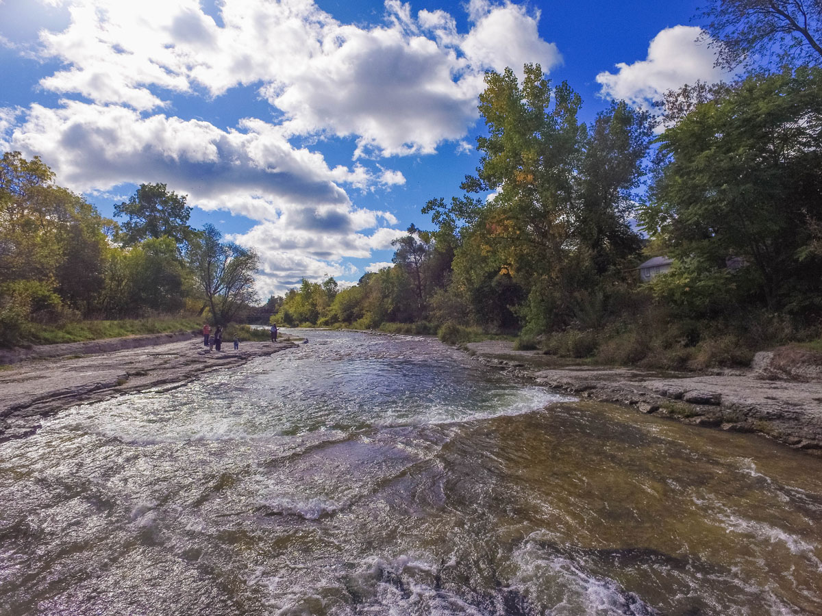 The Salmon run in the Ganaraska river is one of the amazing fall activities in Ontario.