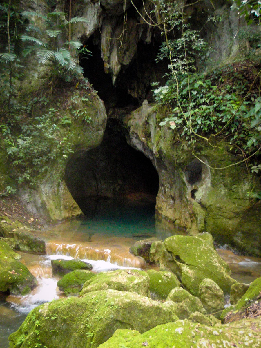 Entrance to ATM cave on of our must do activities in Belize.