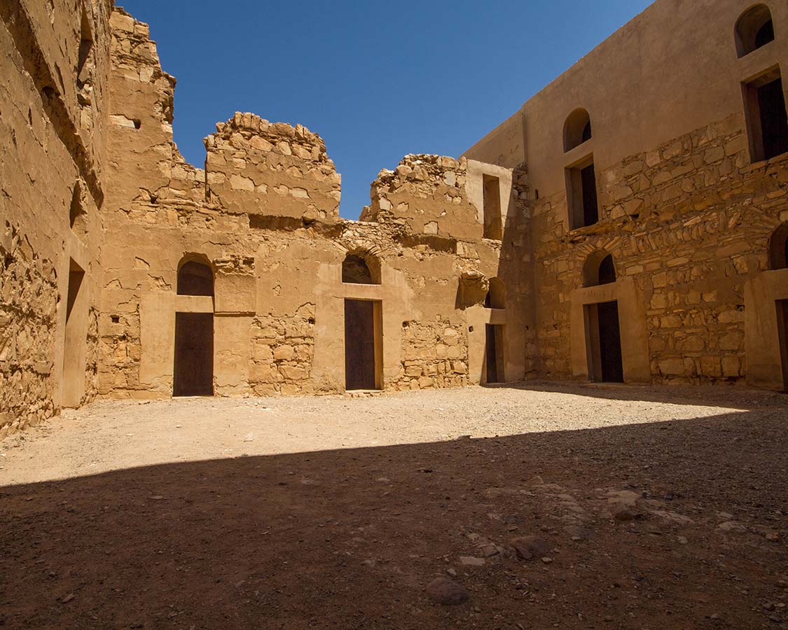 Castles in Jordan Inside Qasr Kharana