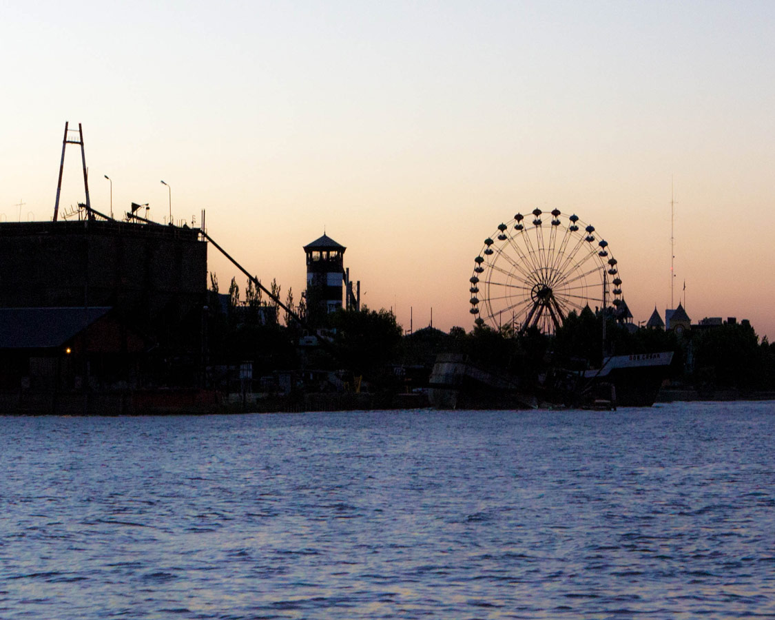 Amusement park along the delta parana in Tigre, Argentina