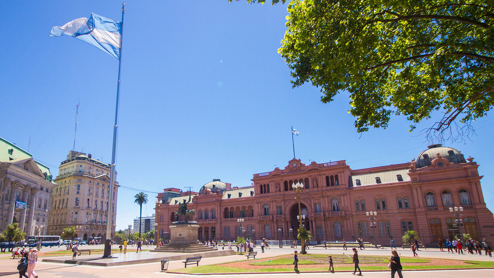 Casa Rosada in Plaza de Mayo is one of our Buenos Aires highlights.