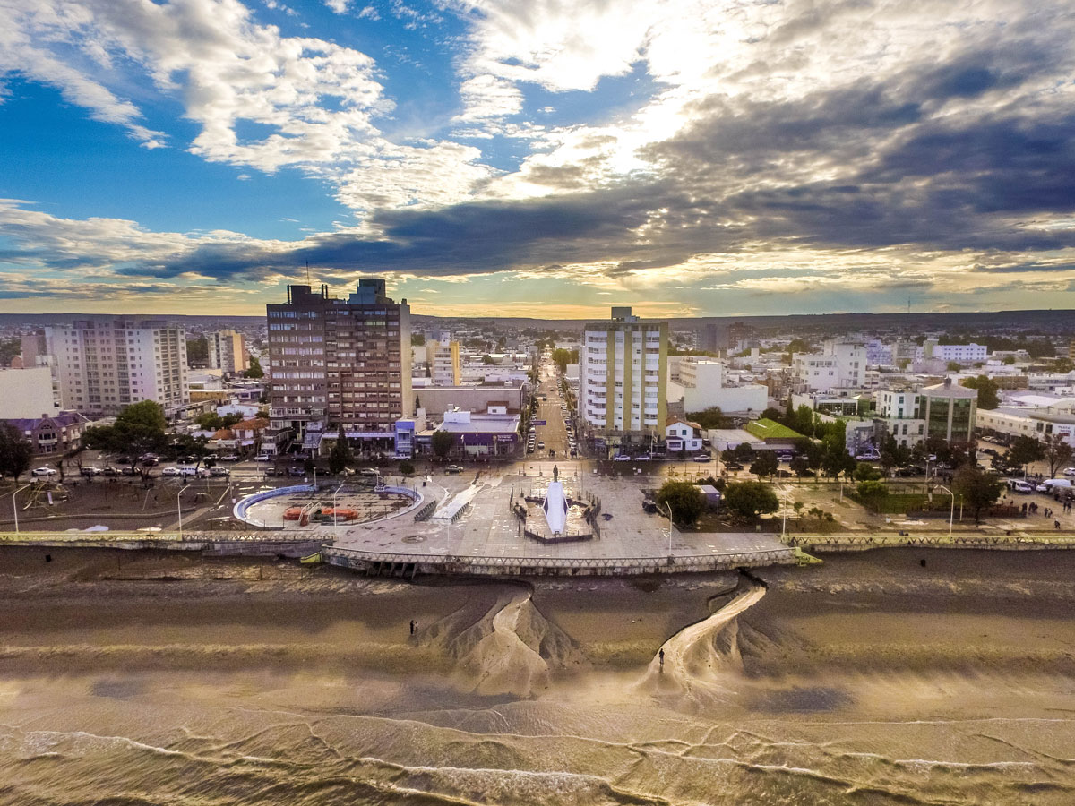 Drone photo of Puerto Madryn, Argentina