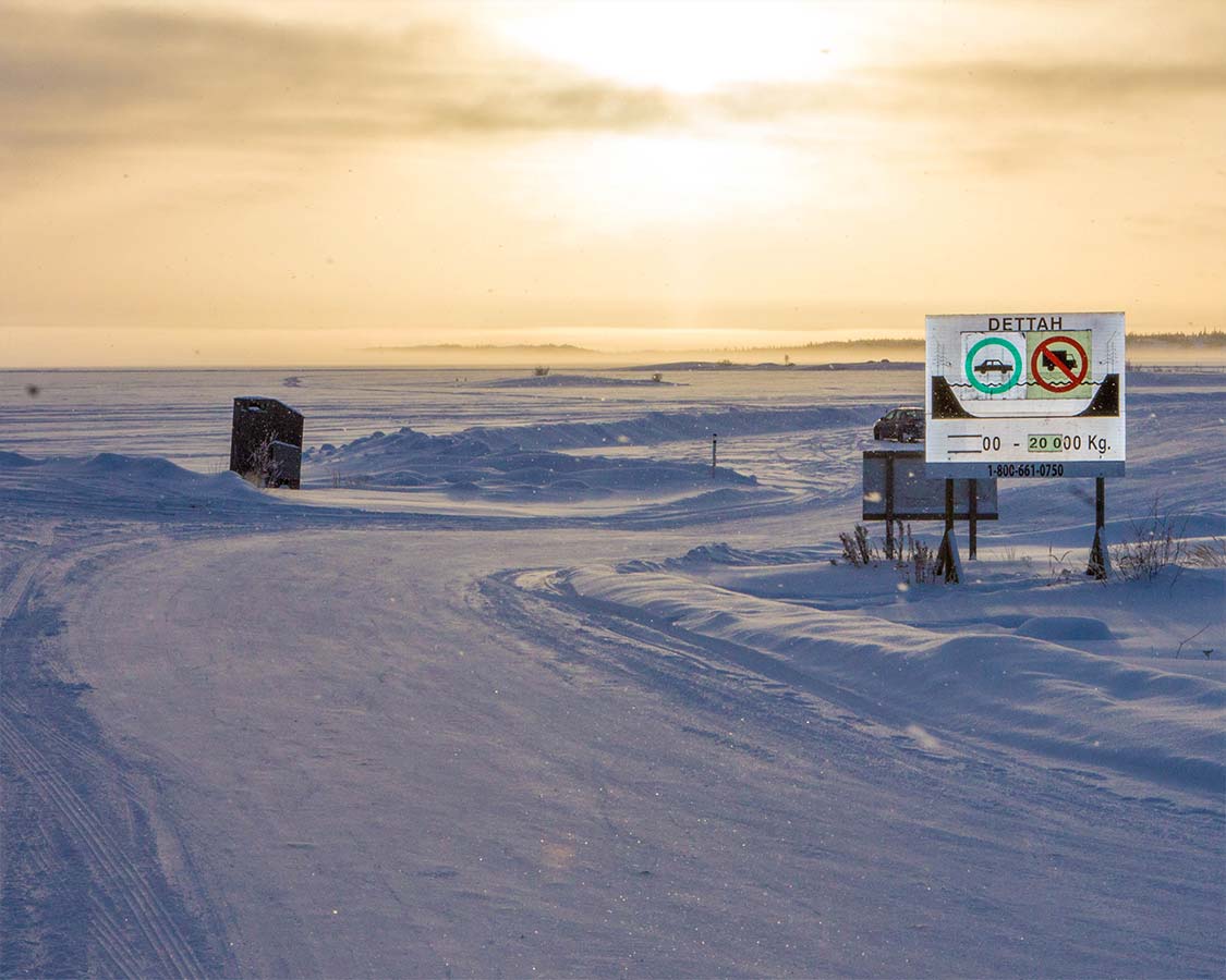 Yellowknife activities Dettah Ice Road