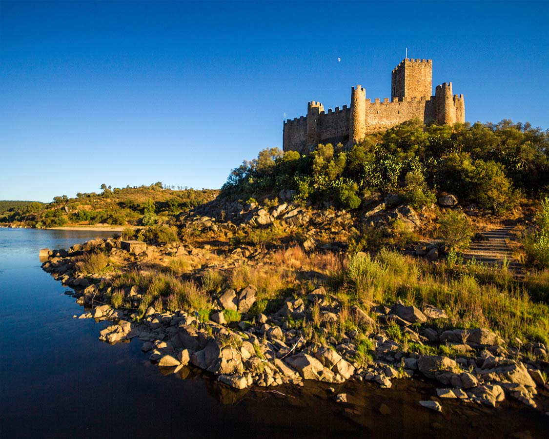 Castelo de Almoural near Alcobca Batalha and Tomar Portugal