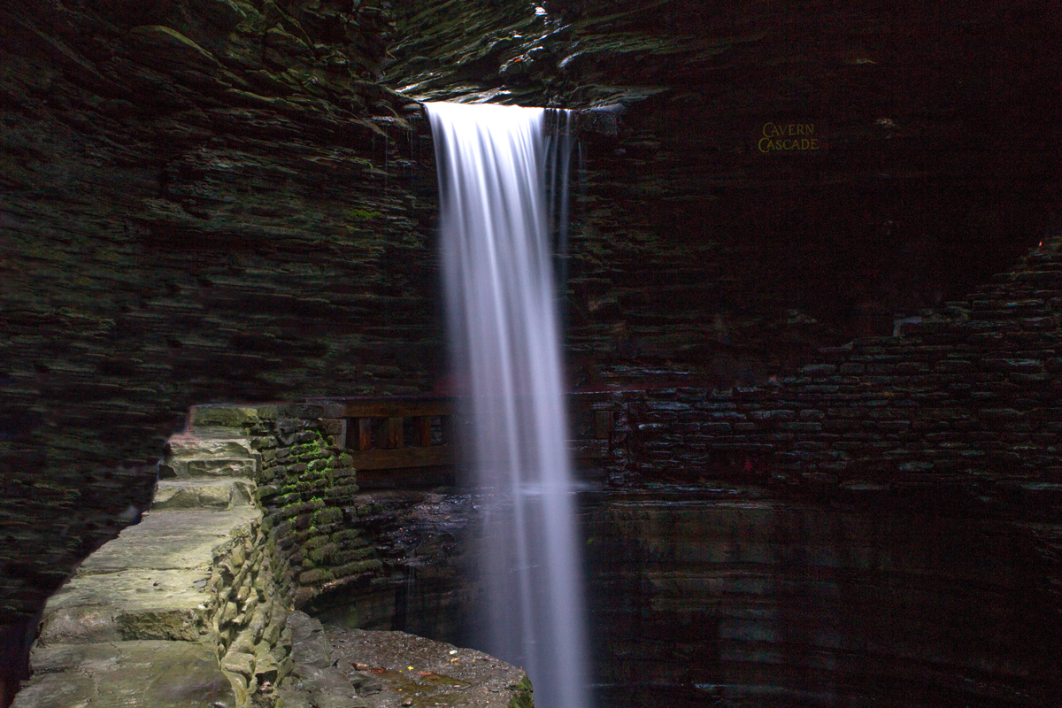 One of the many waterfalls of Watkins Glen is a must when in the Finger Lake with kids.