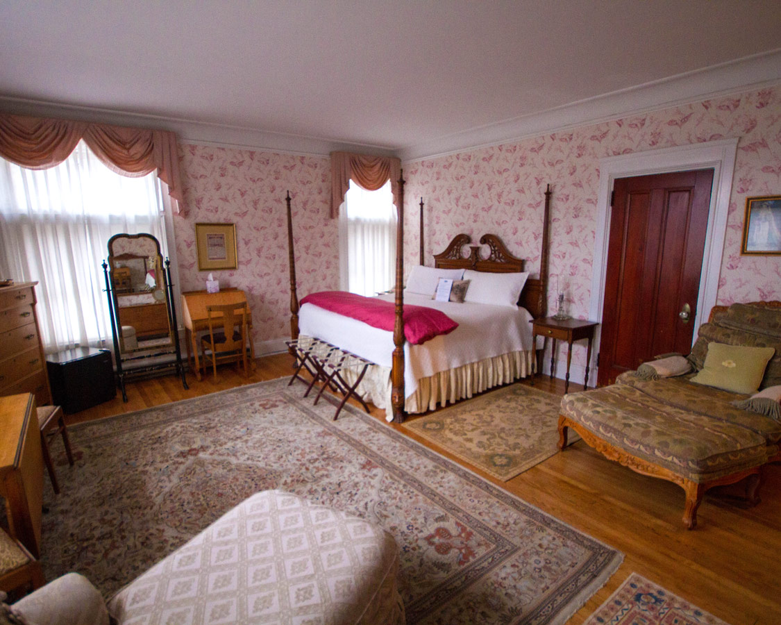 One of the 11 rooms at the Wilburton Inn in Manchester, Vermont.
