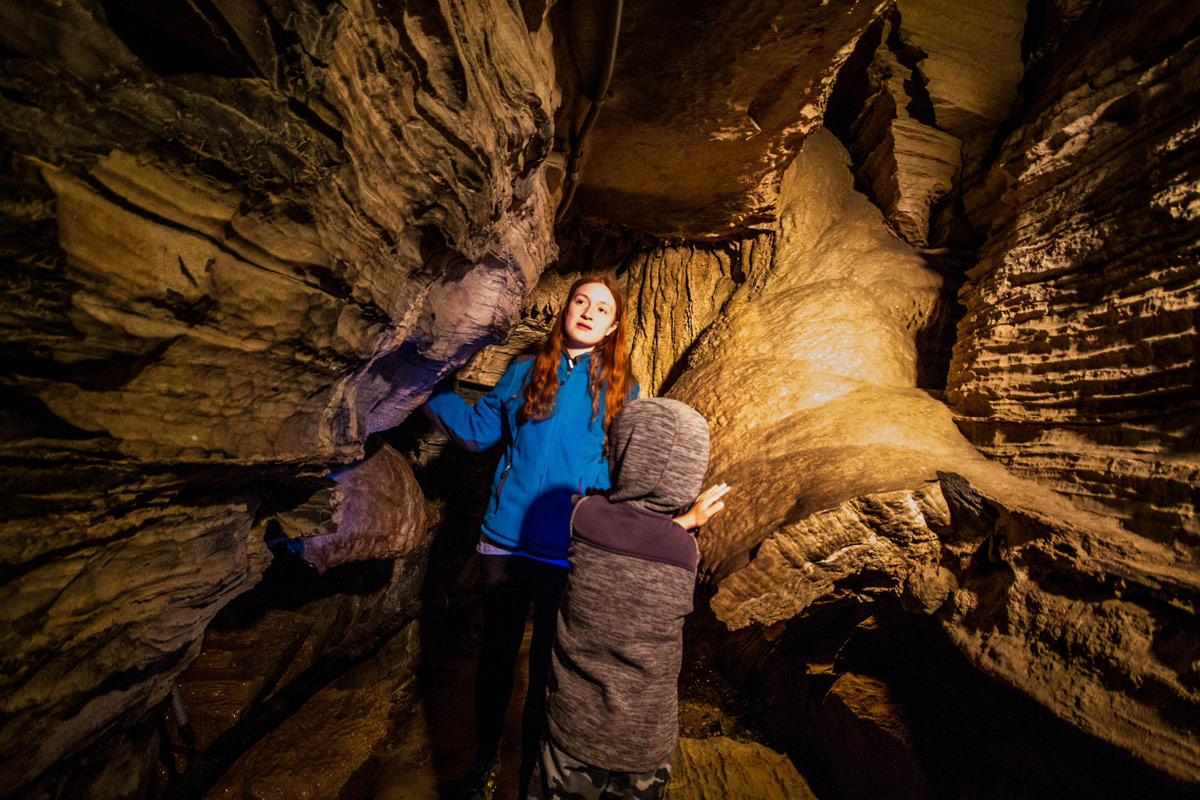 Secret Caverns New York can be visited by joining a tour which are led by highly informative guides.