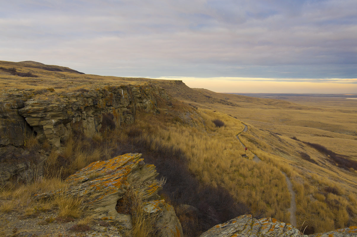 Head Smashed in Buffalo Jump Alberta