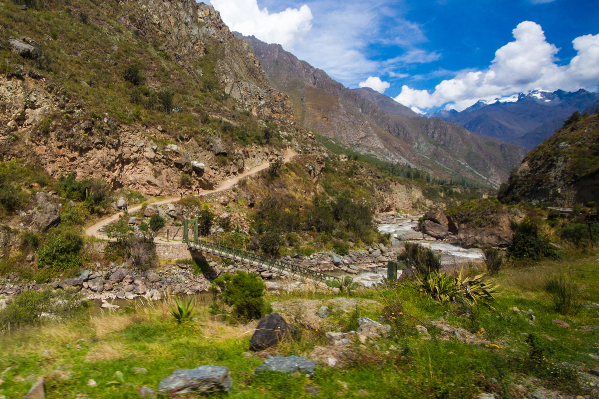 Start of the 4-day Inca Trail hike to Machu Picchu.