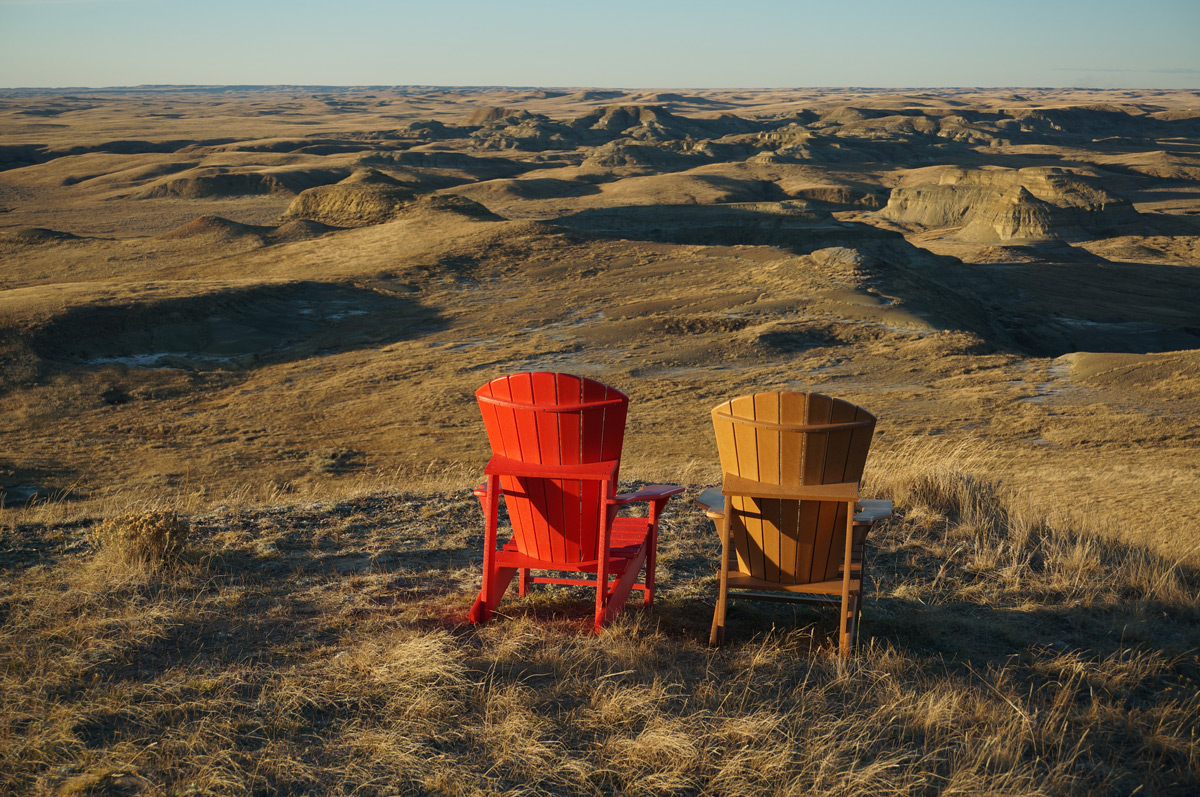 Grasslands National Park in Saskatchewan