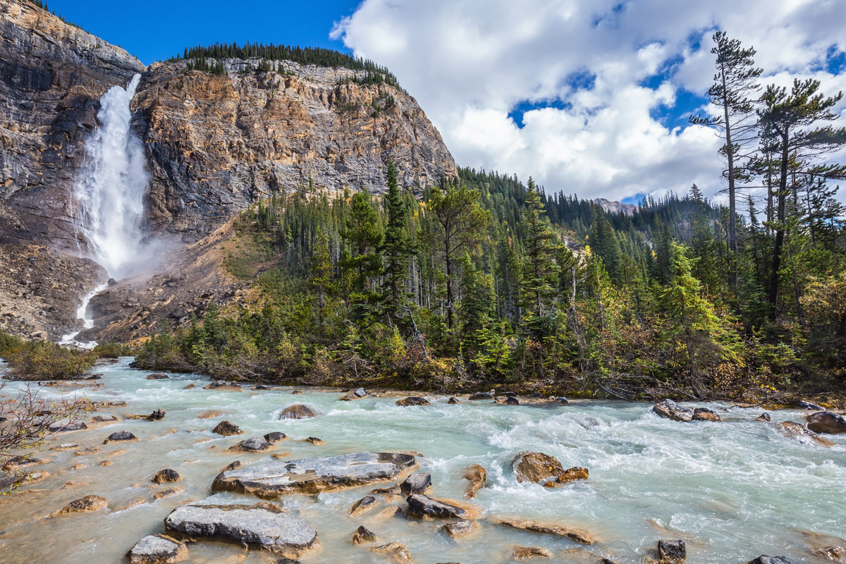 Takakkaw Waterfall in Yoho National Park British Columbia one of the most amazing places in Canada