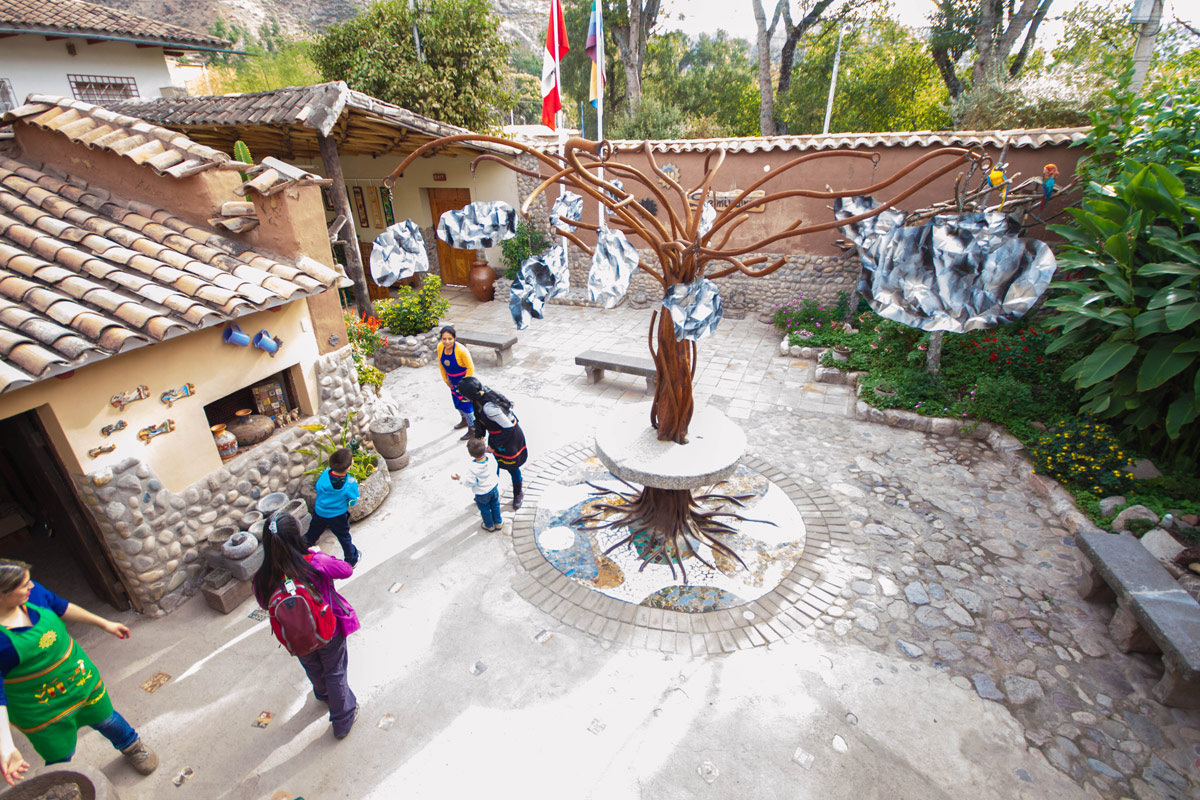 Intricate details and artistic styling are everywhere at the Pablo Seminario Taller Ceramica workshop in Urubamba Peru. It's perfect inspiration for a ceramics workshop for kids