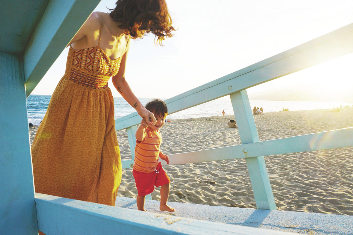 Malibu Beach in Los Angeles California is a perfect spot for those visiting Los Angeles with kids