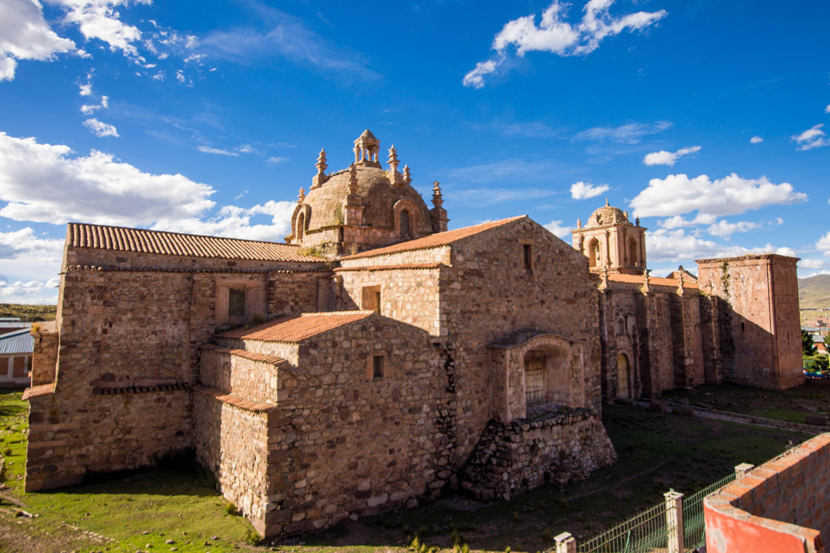 Church of Pukara in Pucara Peru with kids on a 14 day Peru itinerary