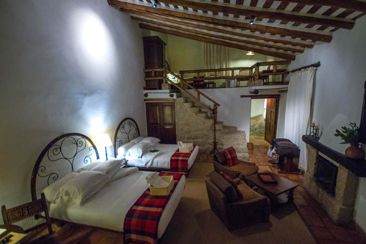 Hotel room at the InkaTerra Machu Picchu Hotel in Machu Picchu Pueblo Peru with kids on a 14 day Peru itinerary