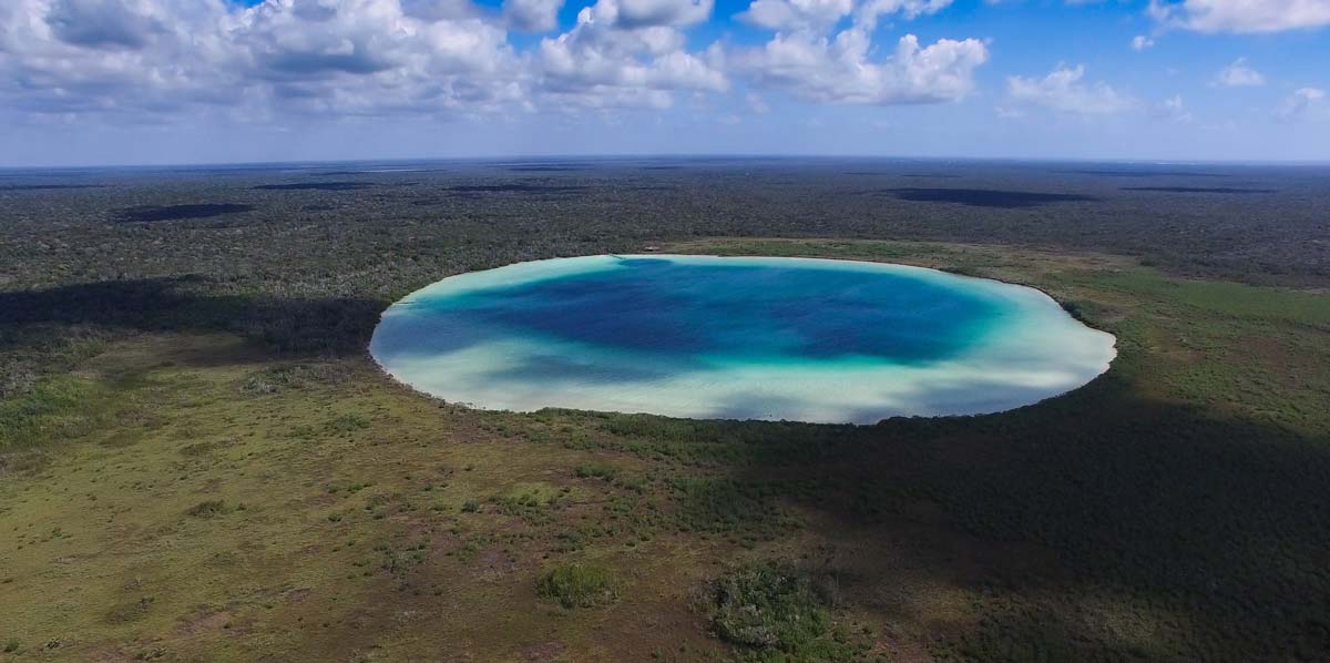 Tulum Kaan Luum Lagoon near Tulum Mexico with kids