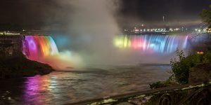 Winter in Niagara Falls with kids