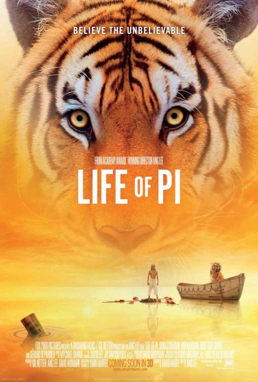 Life of Pi Beautiful travel lover movies