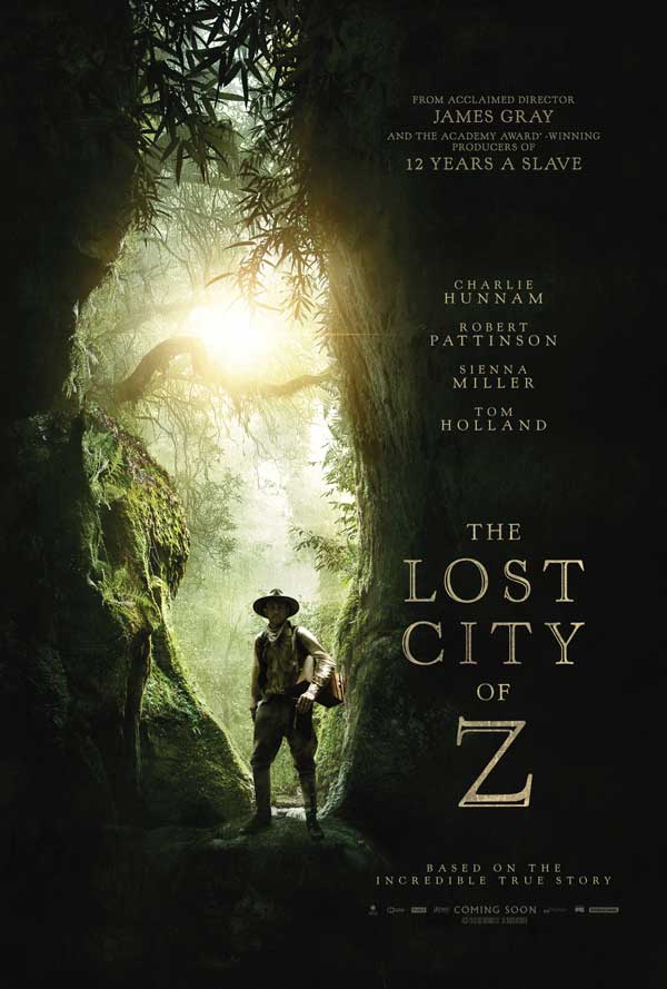 Lost City of Z explorer travel movies