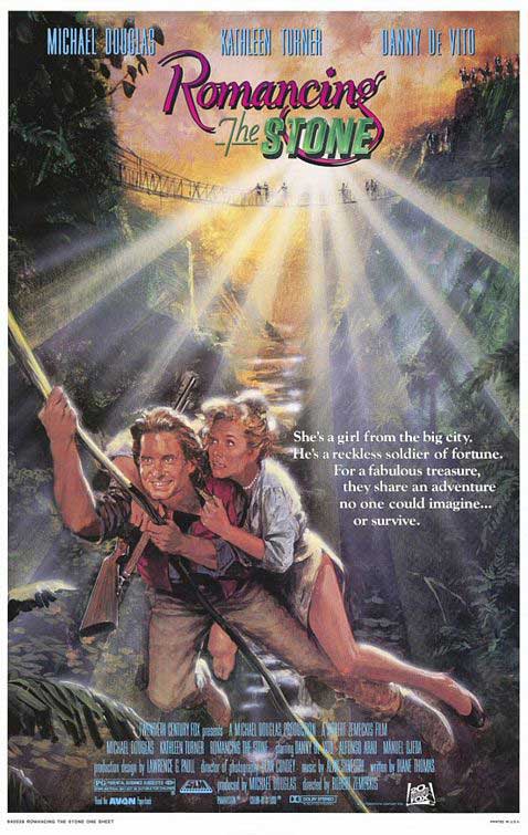 Romancing the Stone inspiring movies for travel