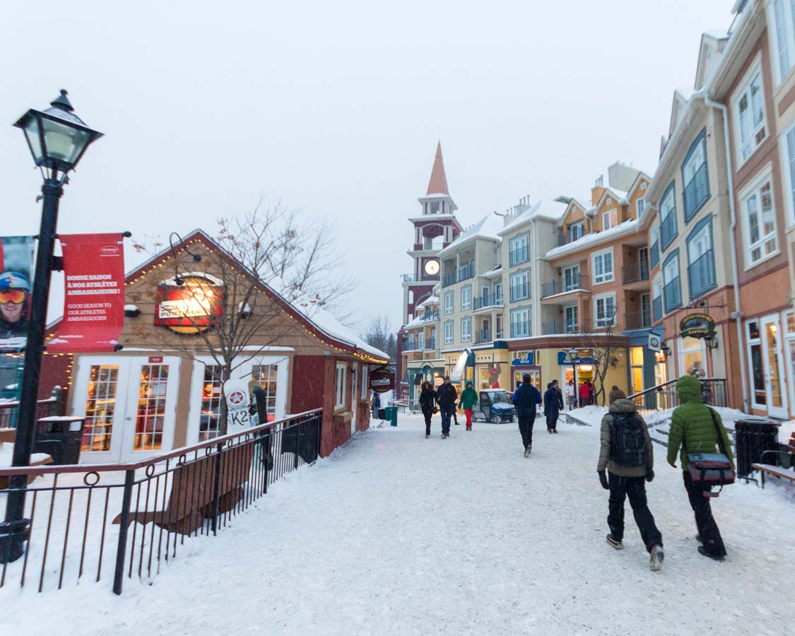 Mont Tremblant Pedestrian Village in Quebec