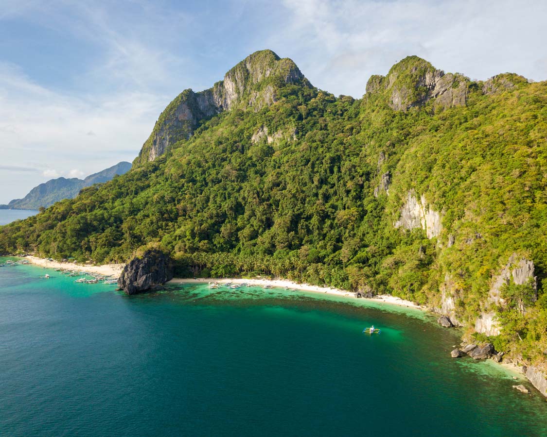 Pasandigan Beach in El Nido Philippines
