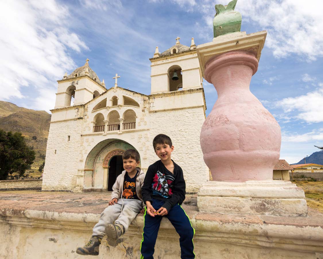 Church in Chiva Peru