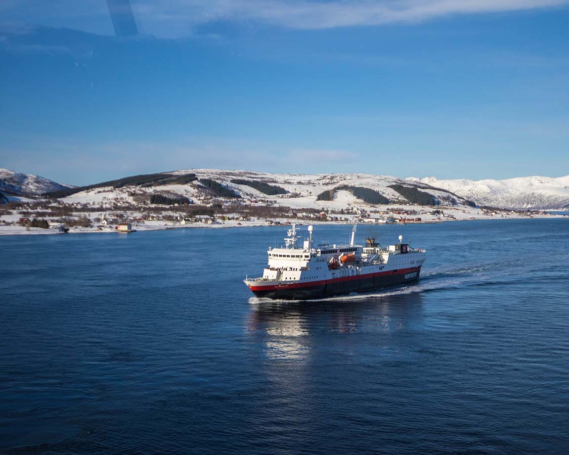 Hurtigruten MS Vesteralen in Sortland Norway