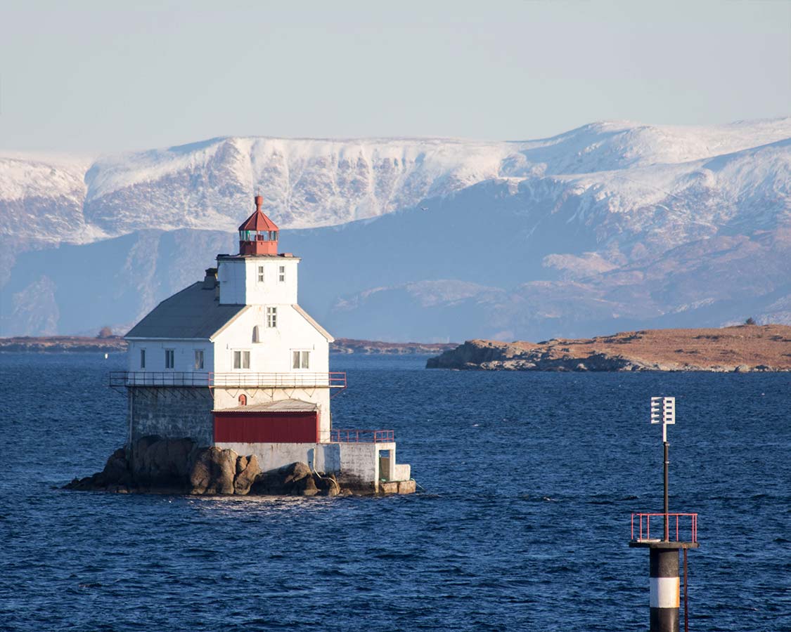 Lighthouse near Bergen Norway