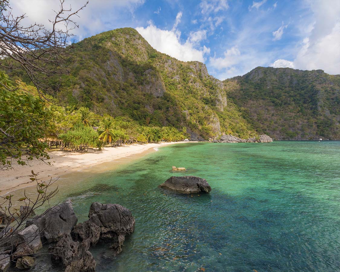 Sangat Island Dive Resort Beach in Coron Palawan