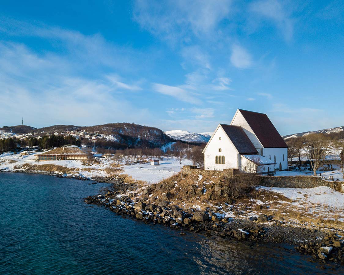 Trondones Church in Harstad Norway