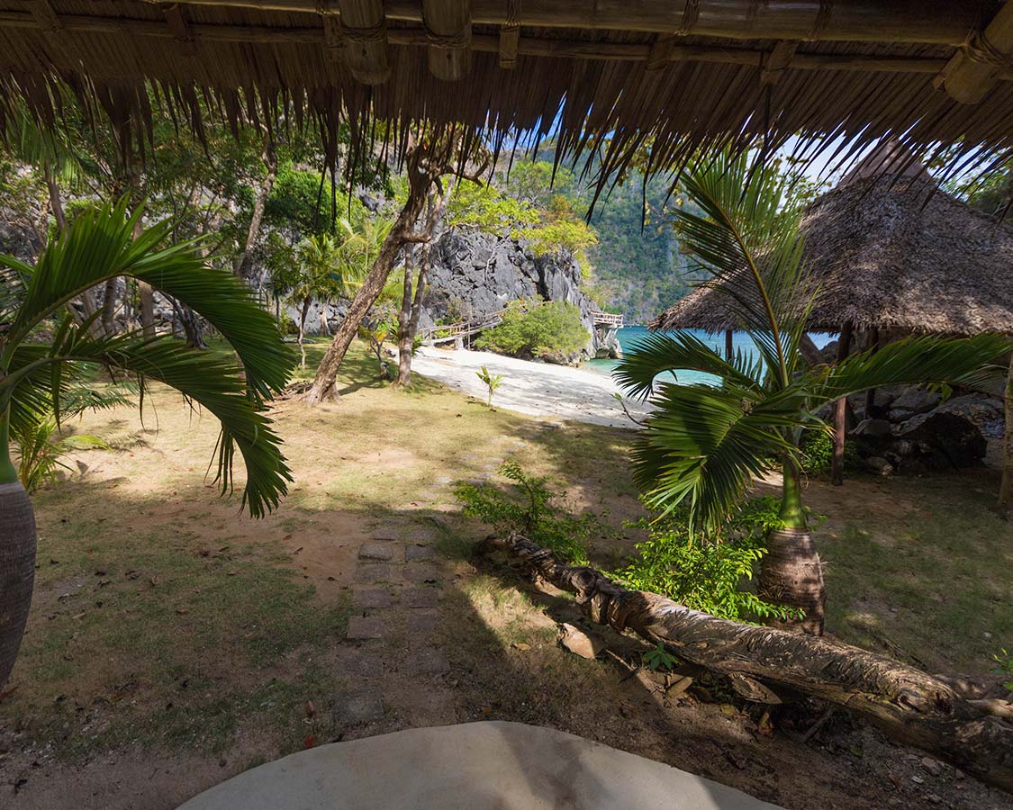 View from the Sangat Island Dive Resort Villa in Coron Palawan