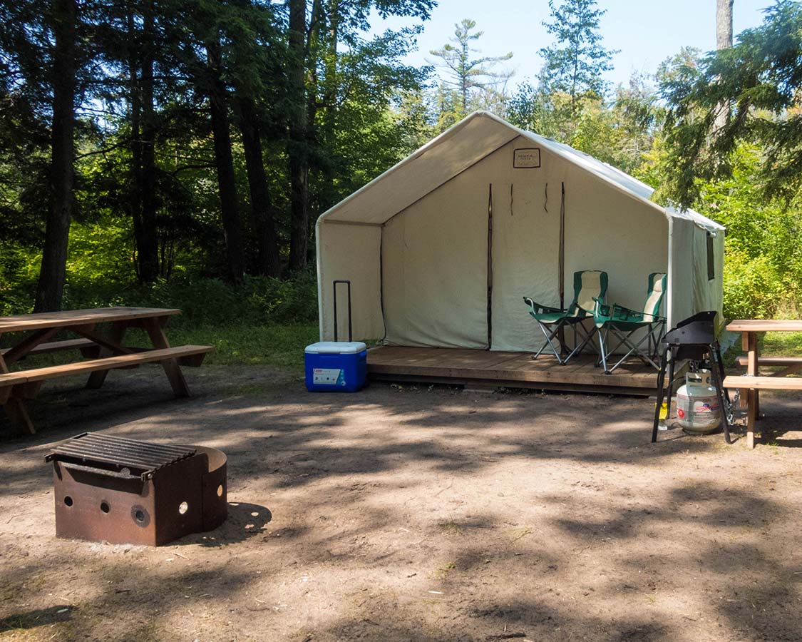 Georgian Bay Islands National Park tent rental