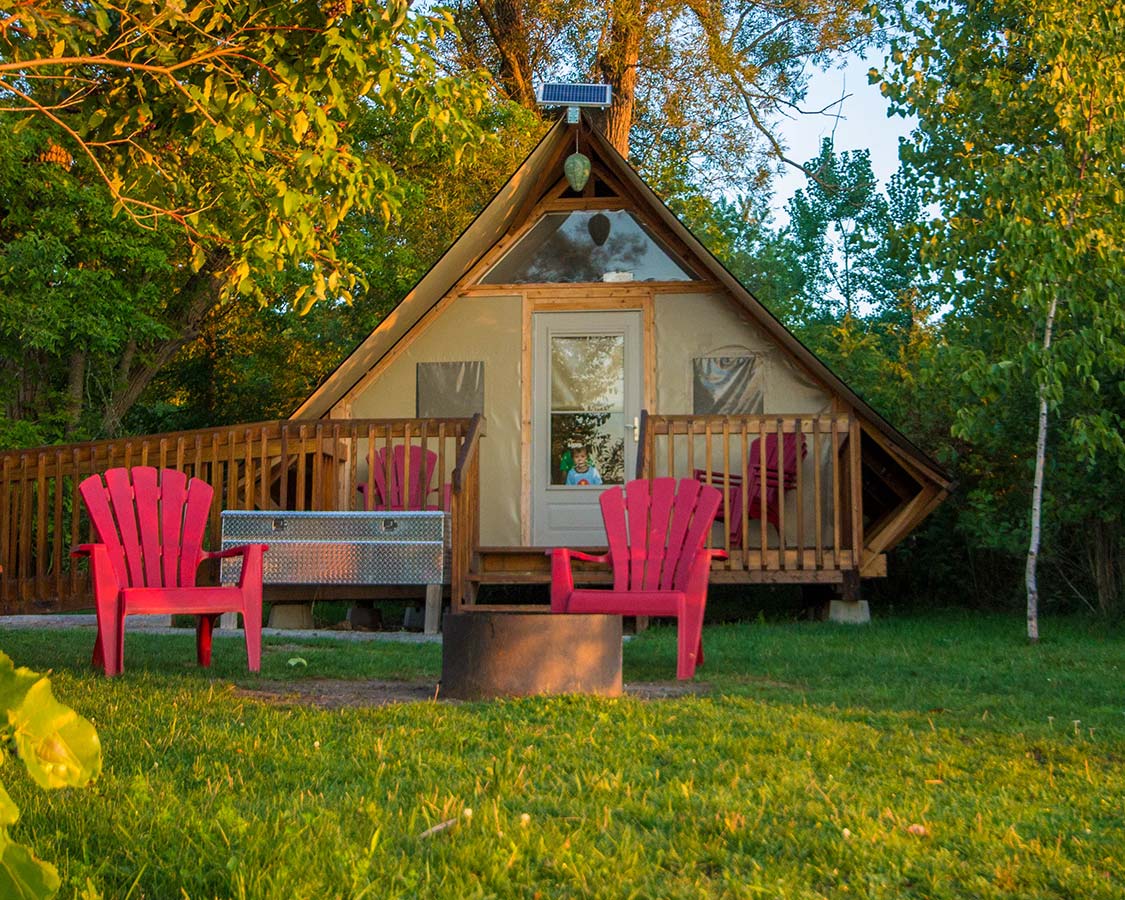 Parks Canada oTENTik in Thousand Islands National Park