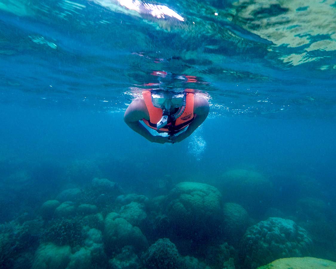 Snorkelling in San Vicente Palawan