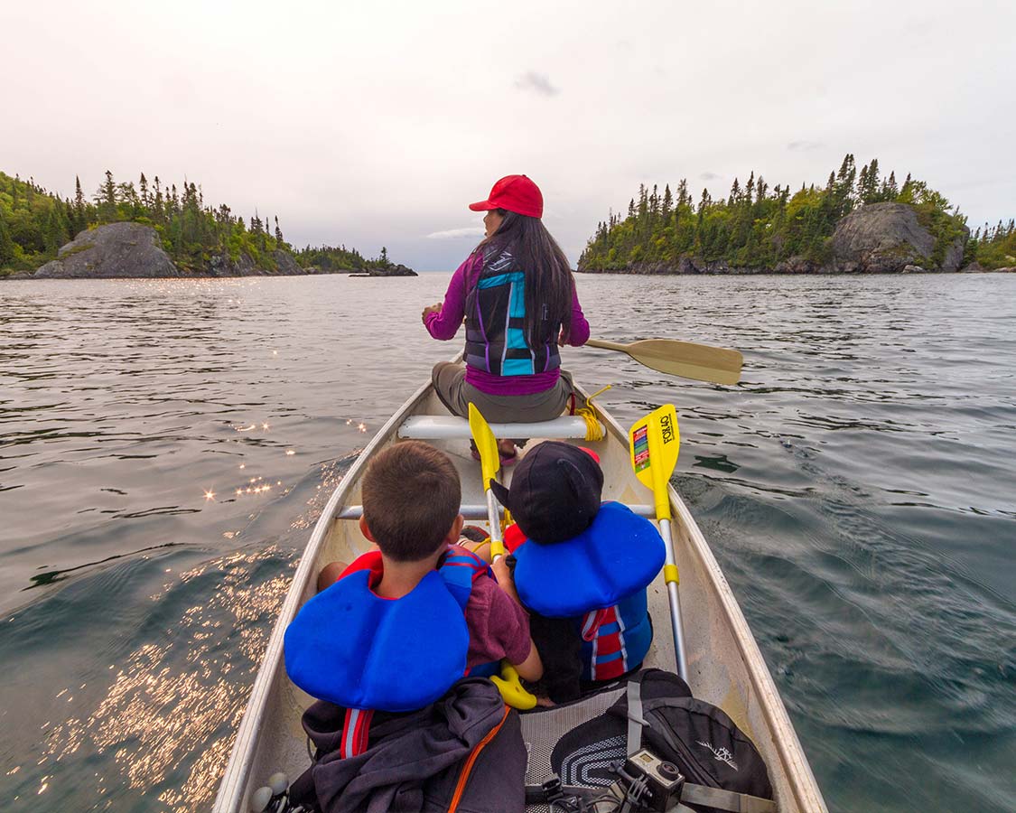 Canoeing in Bruce Peninsula National Park