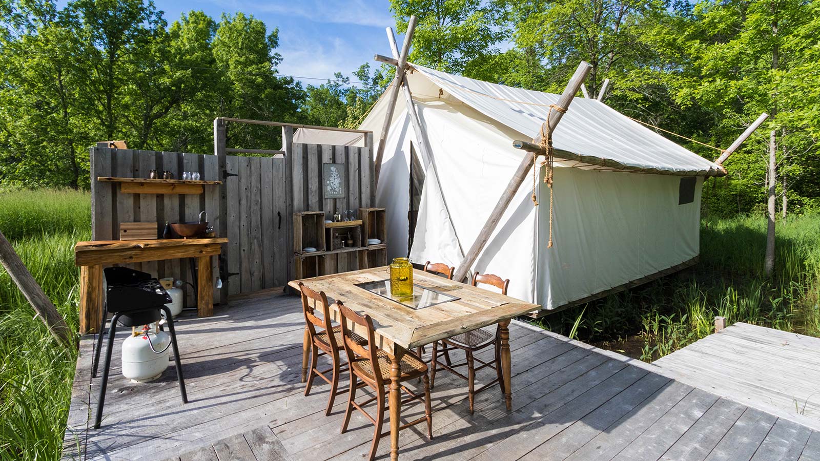 Find out why there's no better way to experience Ontario's wineries and culinary delights than by glamping Prince Edward County at Fronterra Farm and Camp