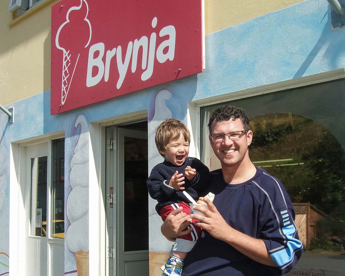 Iceland For Kids Ice Cream in Akueyri