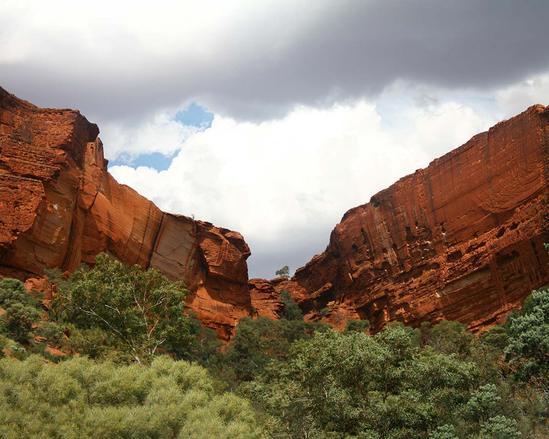 Kings Canyon on the Red Center Way Road Trip in Australia