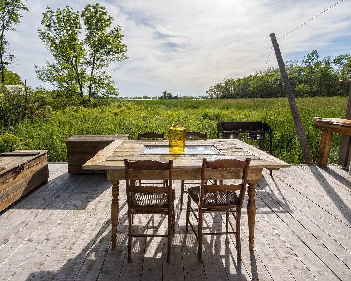 Outdoor Kitchen Glamping Prince Edward County