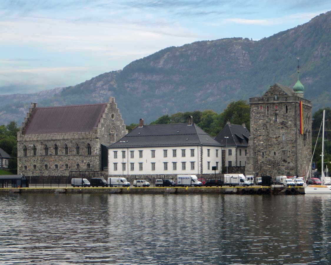 Bergenhus Fortress in Bergen Norway